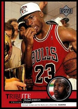 14 Michael Jordan (Bulls win a third title 6-20-93)